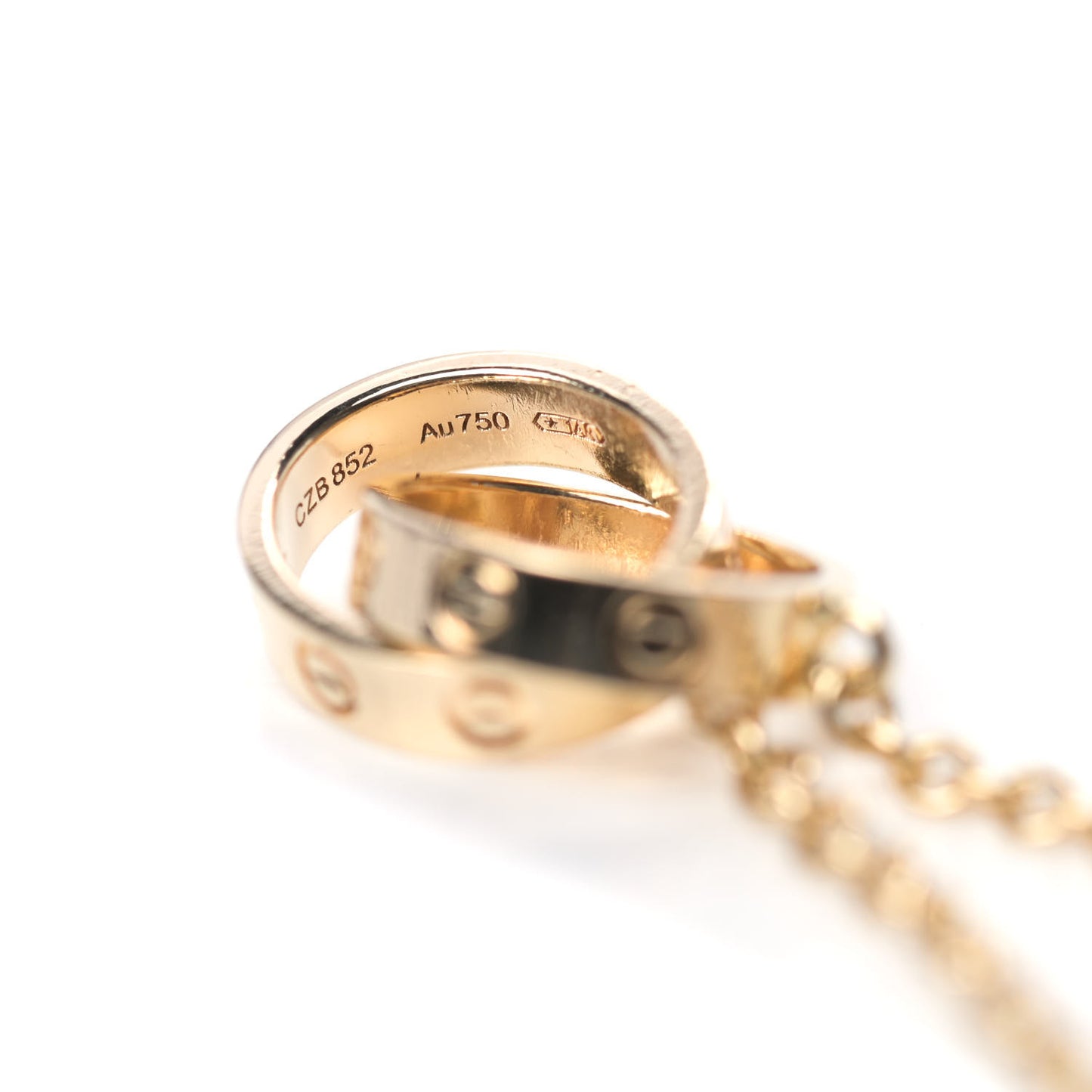 18K Yellow Gold Interlocking LOVE Bracelet