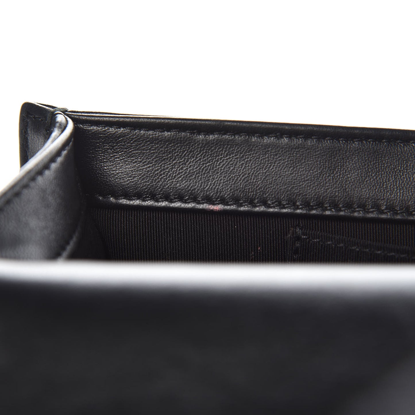 Calfskin Chevron Quilted New Medium Boy Flap Black