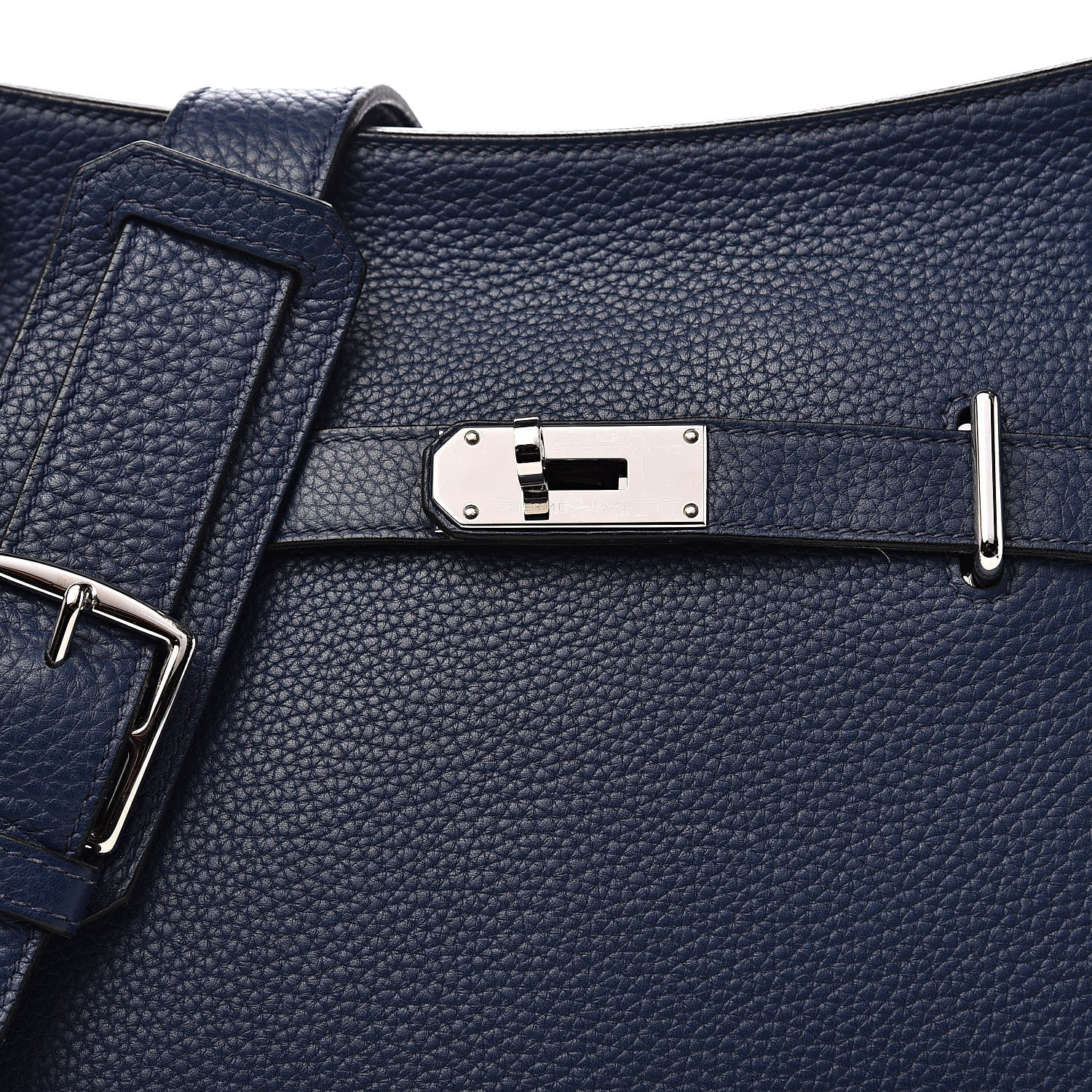 Hermes Taurillon Clemence Jypsiere 31 Bleu Saphir 11 of 12