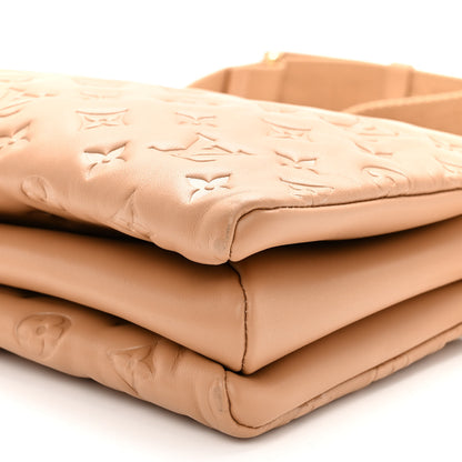 Louis Vuitton Lambskin Embossed Monogram Coussin PM Camel 10 of 10