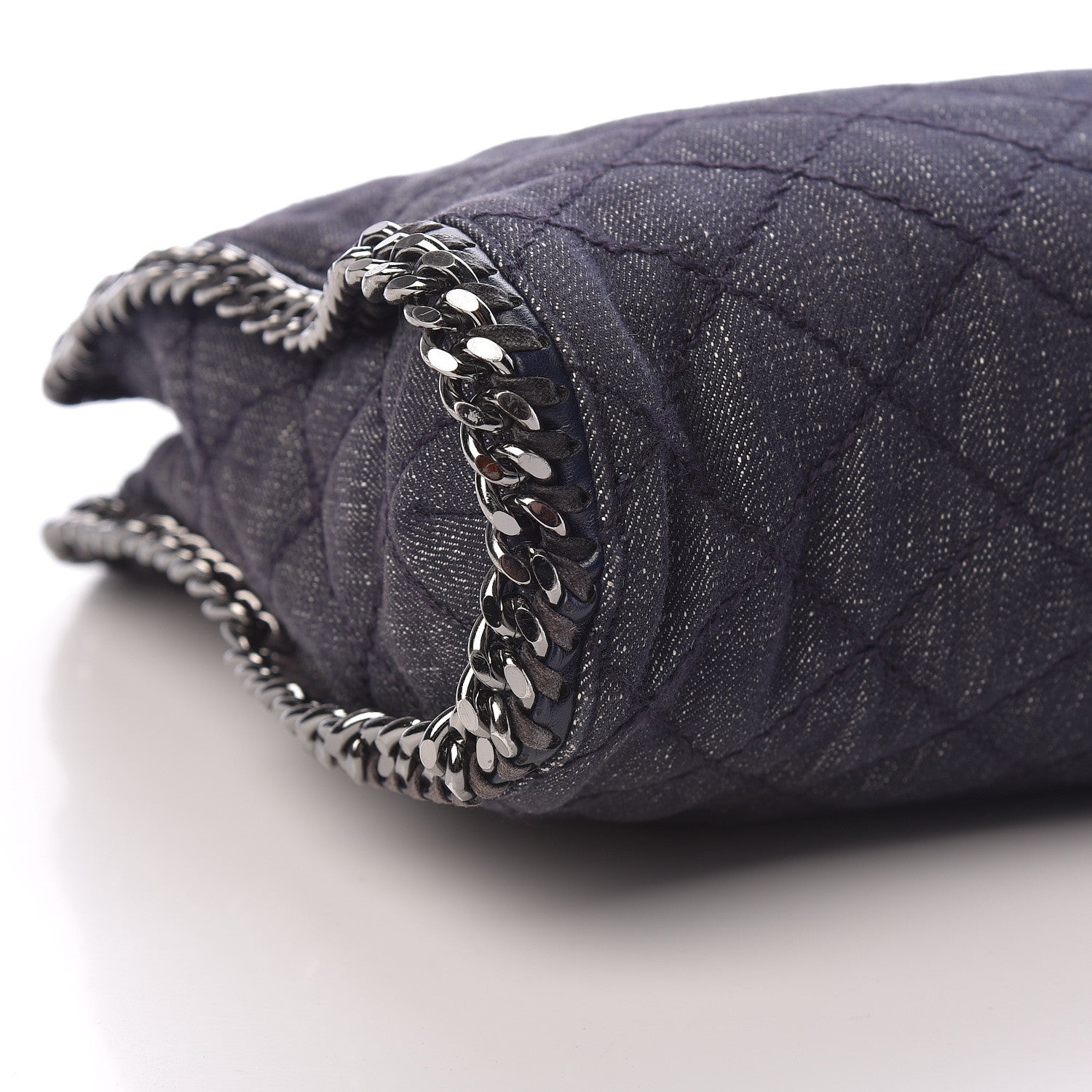 Stella McCartney Denim Quilted Small Falabella Tote 5 of 14