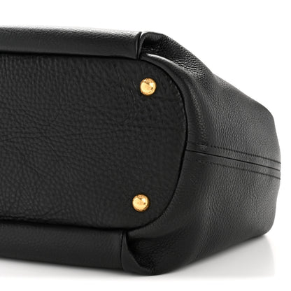 Prada Vitello Daino Shoulder Bag Black 11 of 14