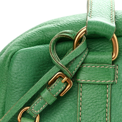 Prada Cervo Logo Embossed Folding Tote Acquamarina 14 of 16