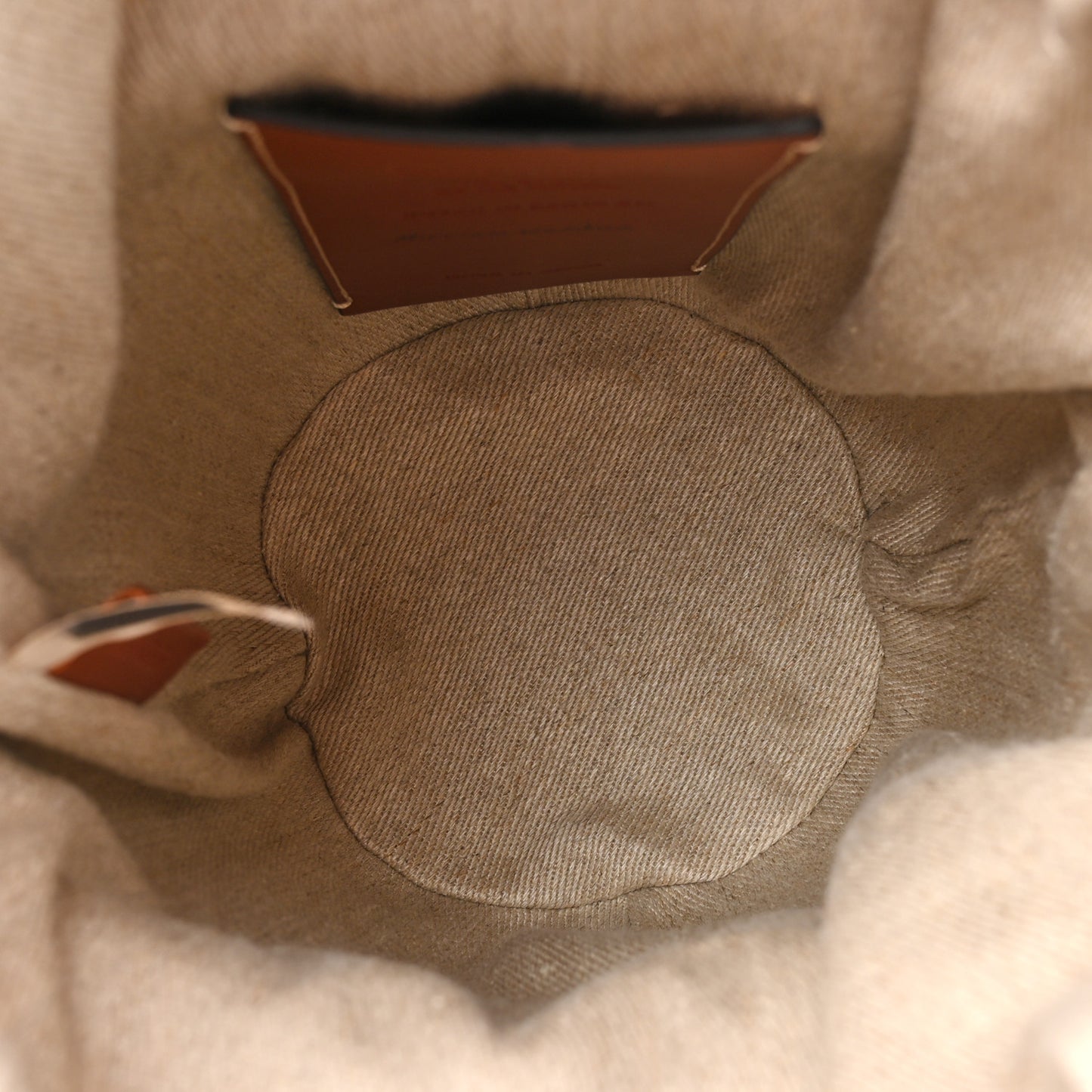Natural Woven Fiber Small Woody Basket