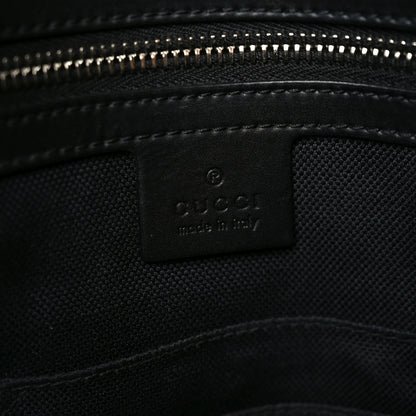 Gucci GG Supreme Monogram Appia Calfskin Web Briefcase Black 6 of 10
