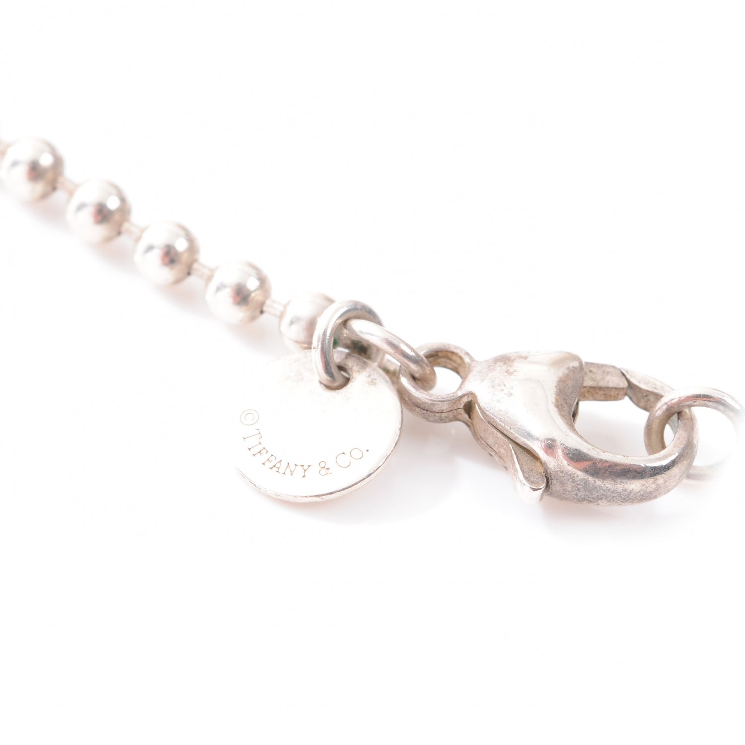 Tiffany Sterling Silver Long Return to Tiffany Heart Pendant Necklace 5 of 6