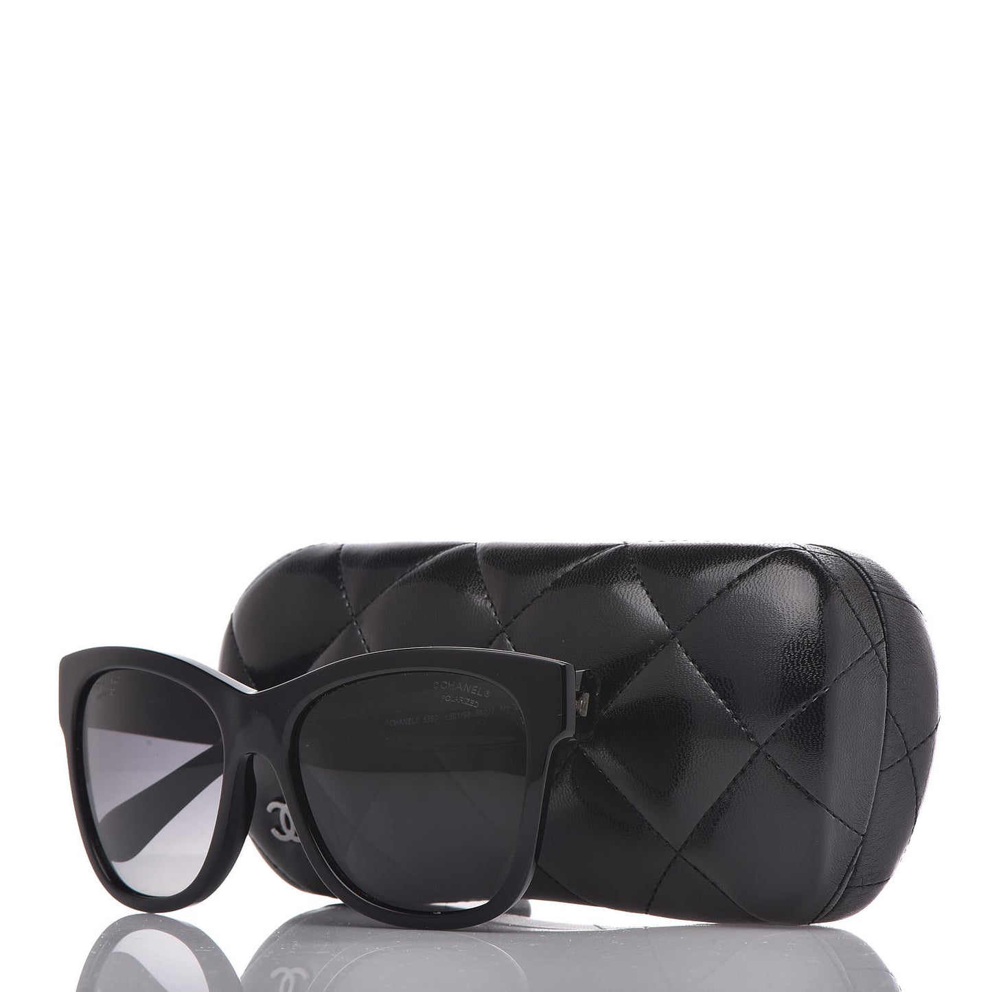 Polarized Square CC Sunglasses 5380 Black