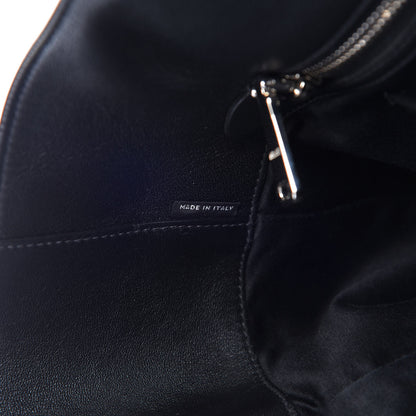 Miu Miu Soft Calf Studded Shopping Tote Black 9 of 10