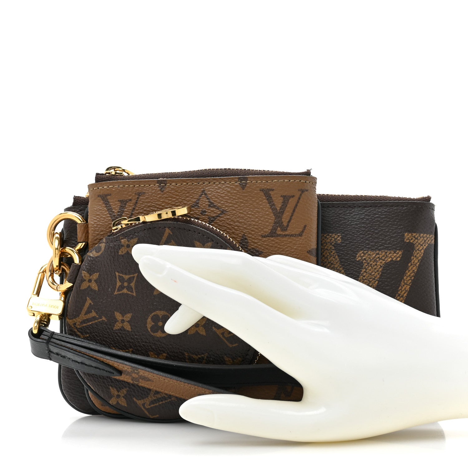 Louis Vuitton Reverse Monogram Giant Trio Pouch 2 of 14