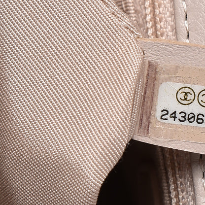 Chanel Grained Calfskin Quilted Large Label Click Flap Bag Light Beige 6 of 8