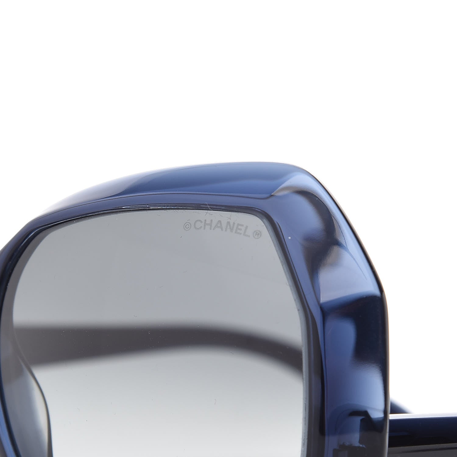 Chanel Acetate Oversized Sunglasses 5365 Blue 5 of 8