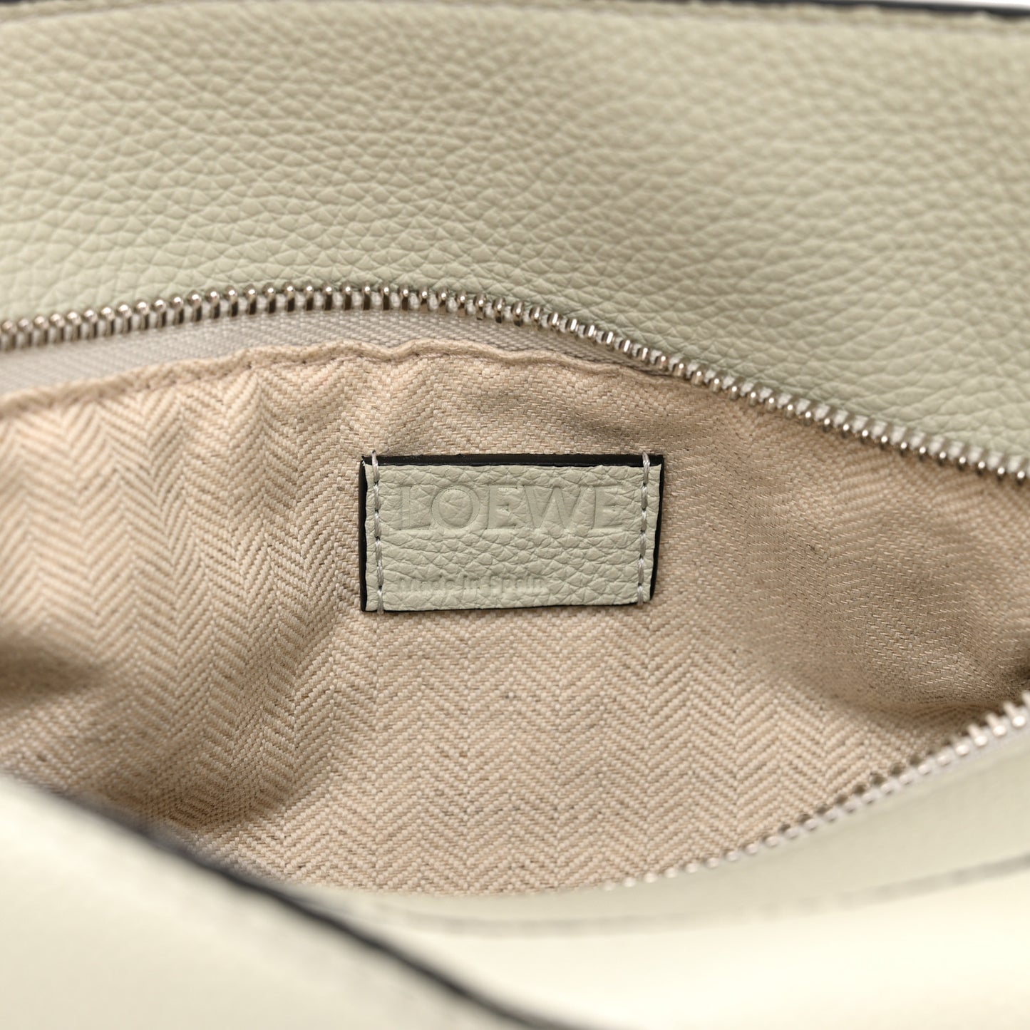 Grained Calfskin Small Puzzle Bag