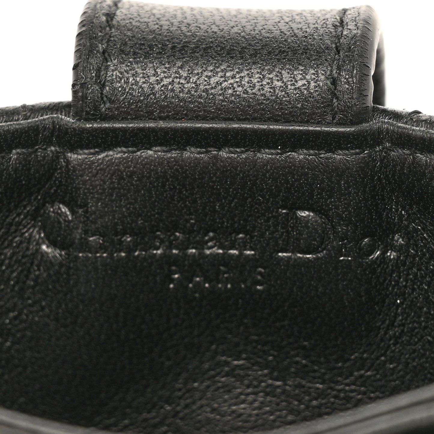 Lambskin Cannage Lady Dior 5-Gusset Card Holder Black