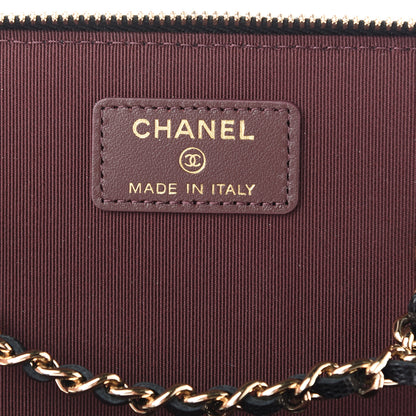Chanel Caviar Quilted Small Vanity Case With Chain Black 6 of 9