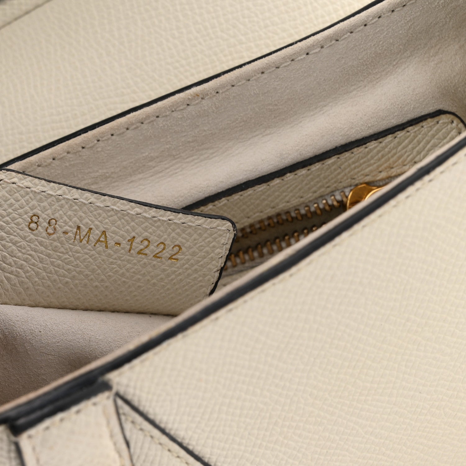 Christian Dior Grained Calfskin Saddle Bag With Strap Latte 7 of 13