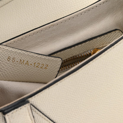 Christian Dior Grained Calfskin Saddle Bag With Strap Latte 7 of 13