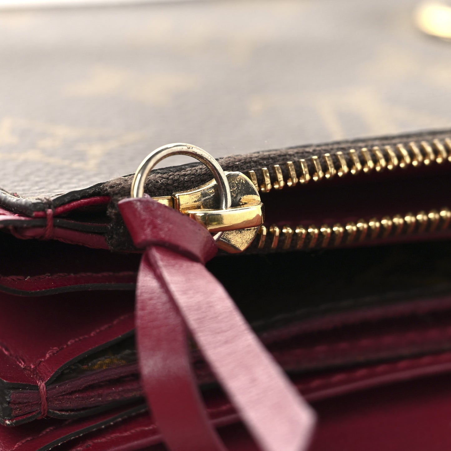 Monogram Flore Wallet Fuchsia