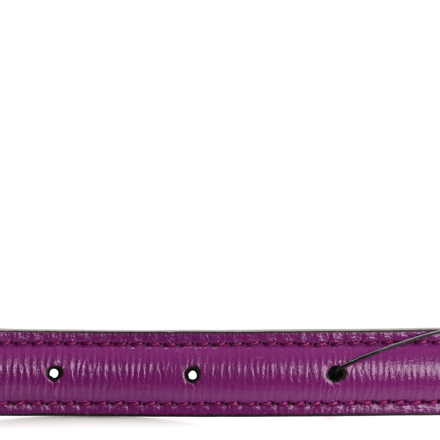 Gucci Efesto Leather Womens Horsebit 15/23mm Belt 95 38 Purple 3 of 5