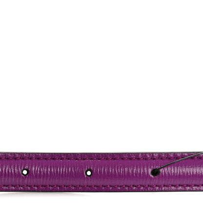 Gucci Efesto Leather Womens Horsebit 15/23mm Belt 95 38 Purple 3 of 5