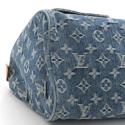 Louis Vuitton Monogram Denim Neo Speedy Blue 8 of 10