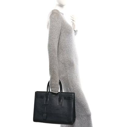 Saint Laurent Calfskin Large Sac De Jour Carryall Black 2 of 12