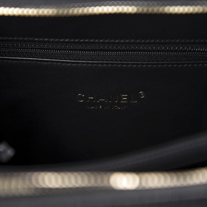 Chanel Caviar Quilted Medium CC Filigree Vanity Case Black 6 of 11