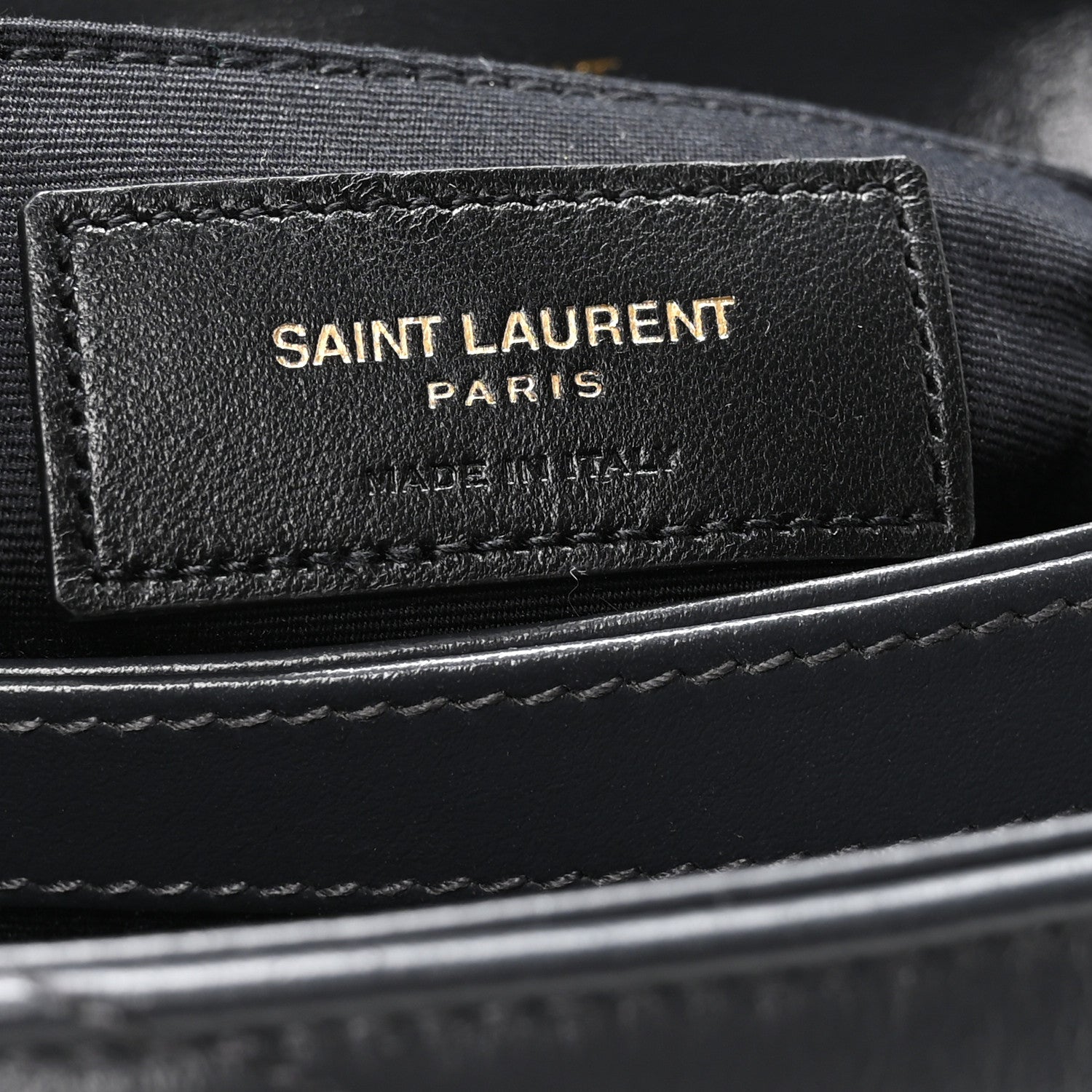 Saint Laurent Calfskin Y Quilted Monogram Toy Loulou Crossbody Bag Storm 6 of 10