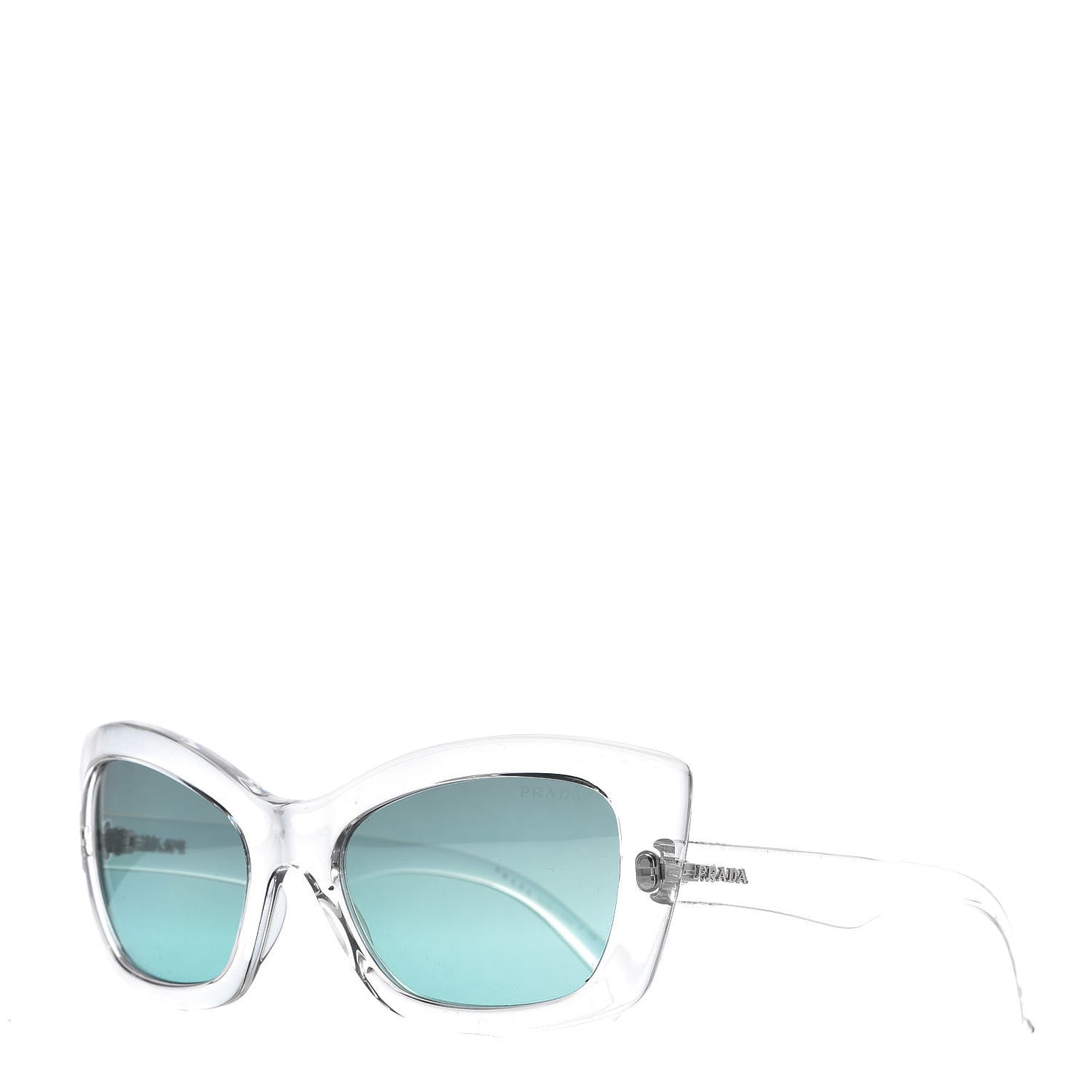 Cat Eye Sunglasses SPR 19M Transparent Light Blue