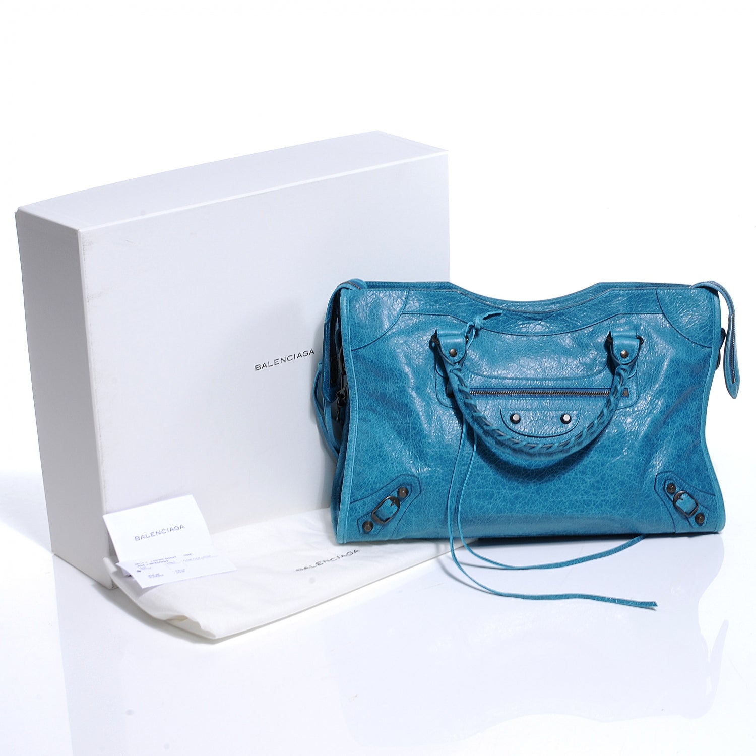 Balenciaga Agneau City Turquoise 5 of 8