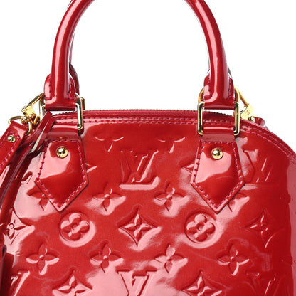 Louis Vuitton Vernis Alma BB Pomme D'Amour 9 of 9