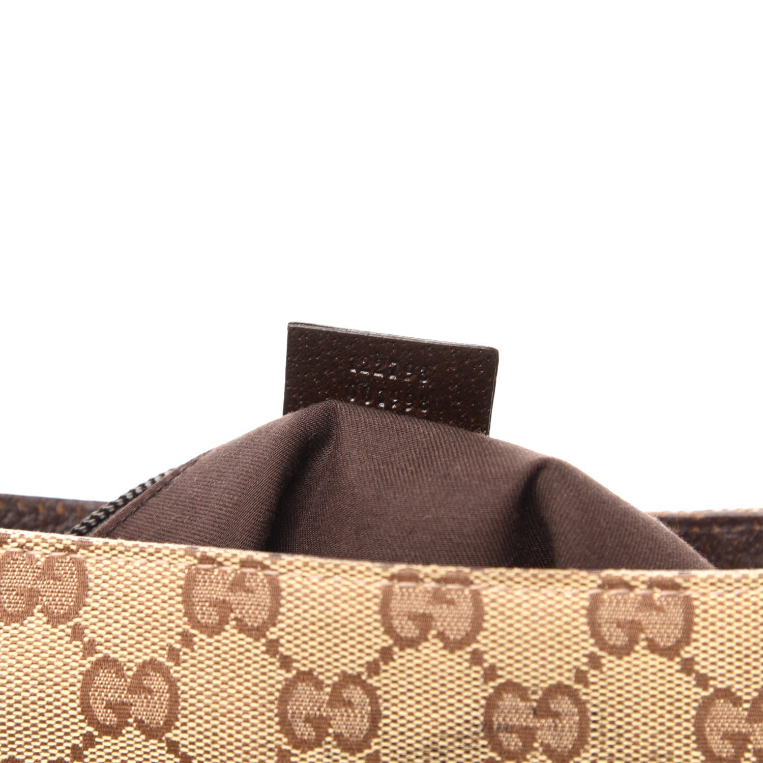 Gucci Monogram Flat Messenger Bag Dark Brown 9 of 12