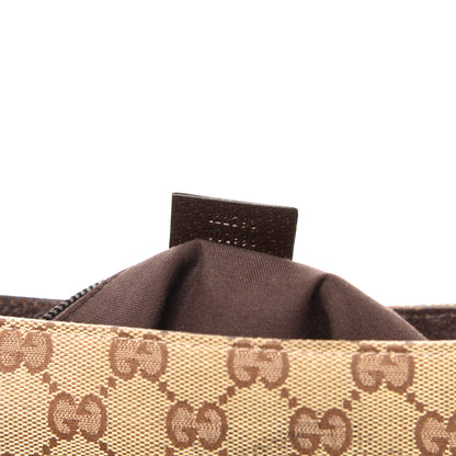Gucci Monogram Flat Messenger Bag Dark Brown 9 of 12