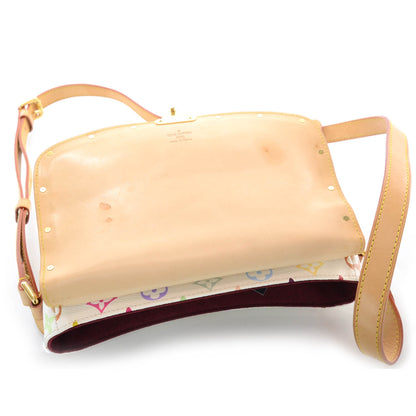 Louis Vuitton Monogram Multicolor Sologne White 8 of 9