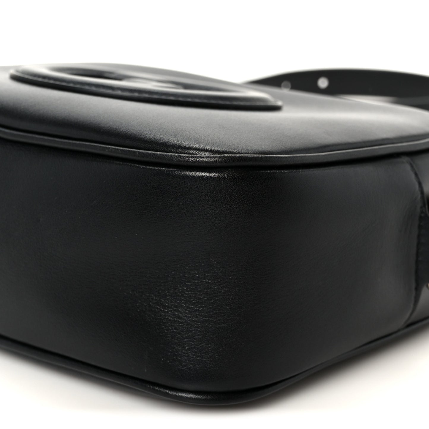 Sweetbread Calfskin Mini Blondie Bag Black