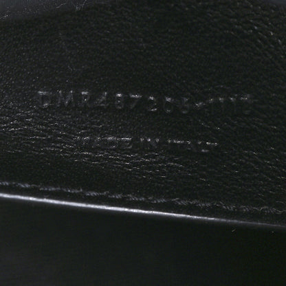 Saint Laurent Grain De Poudre Textured Mixed Matelasse Triquilt Medium Monogram Satchel Black 8 of 11