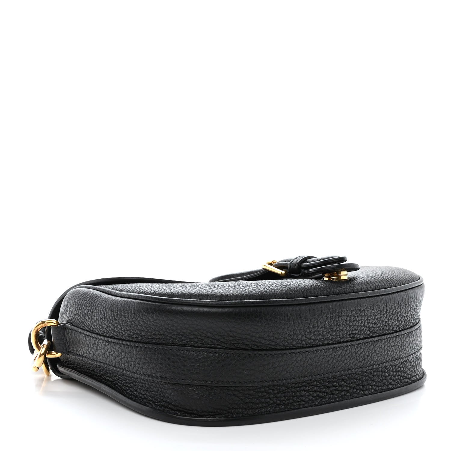 Christian Dior Grained Calfskin Medium Bobby Flap Navy Blue 4 of 12