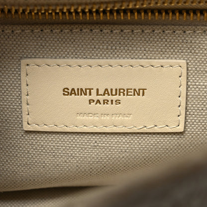 Saint Laurent Terry Patchwork Monogram Medium Jamie Tropical Sand 6 of 10