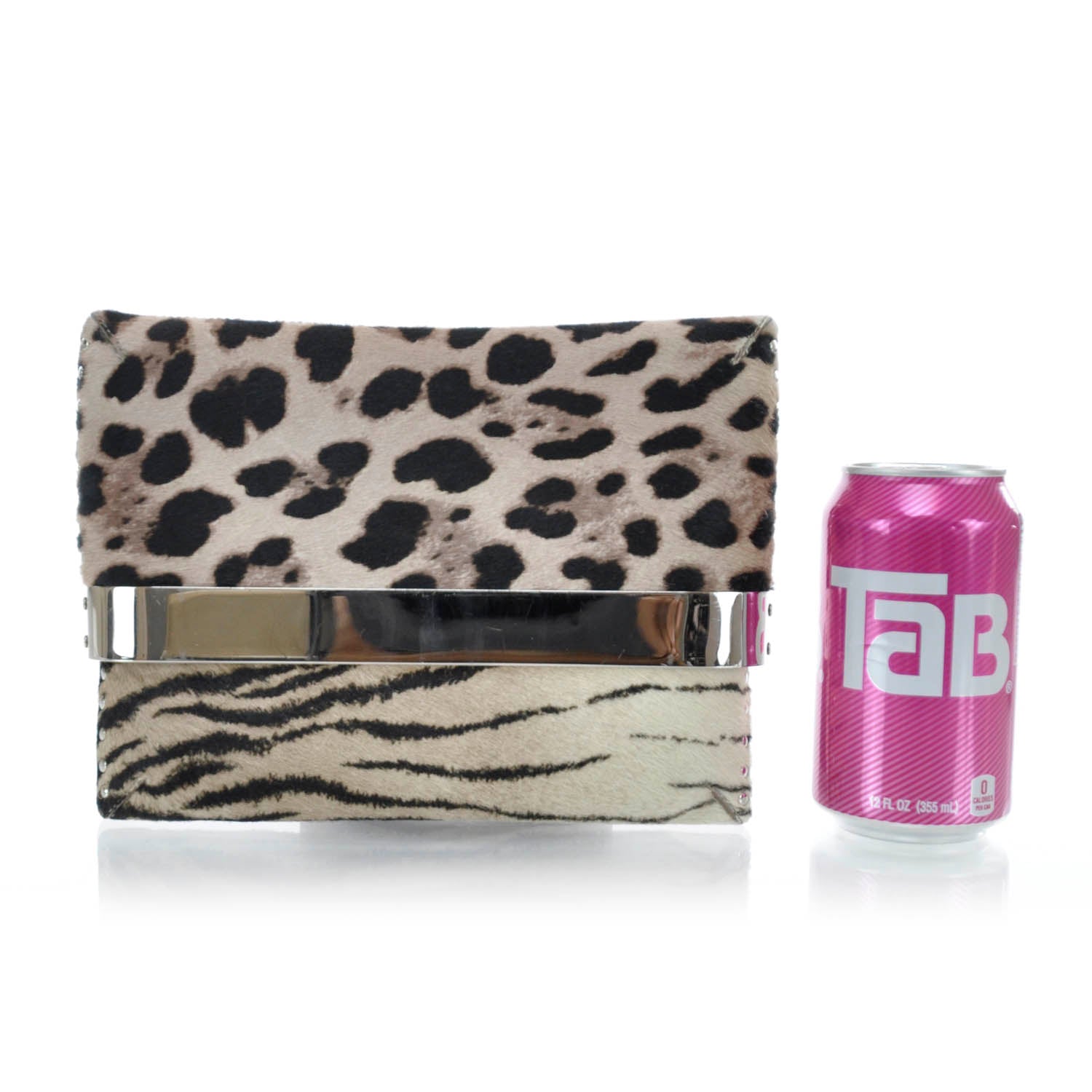 Jimmy Choo Calf Hair Leopard Print Daphne Clutch 2 of 7