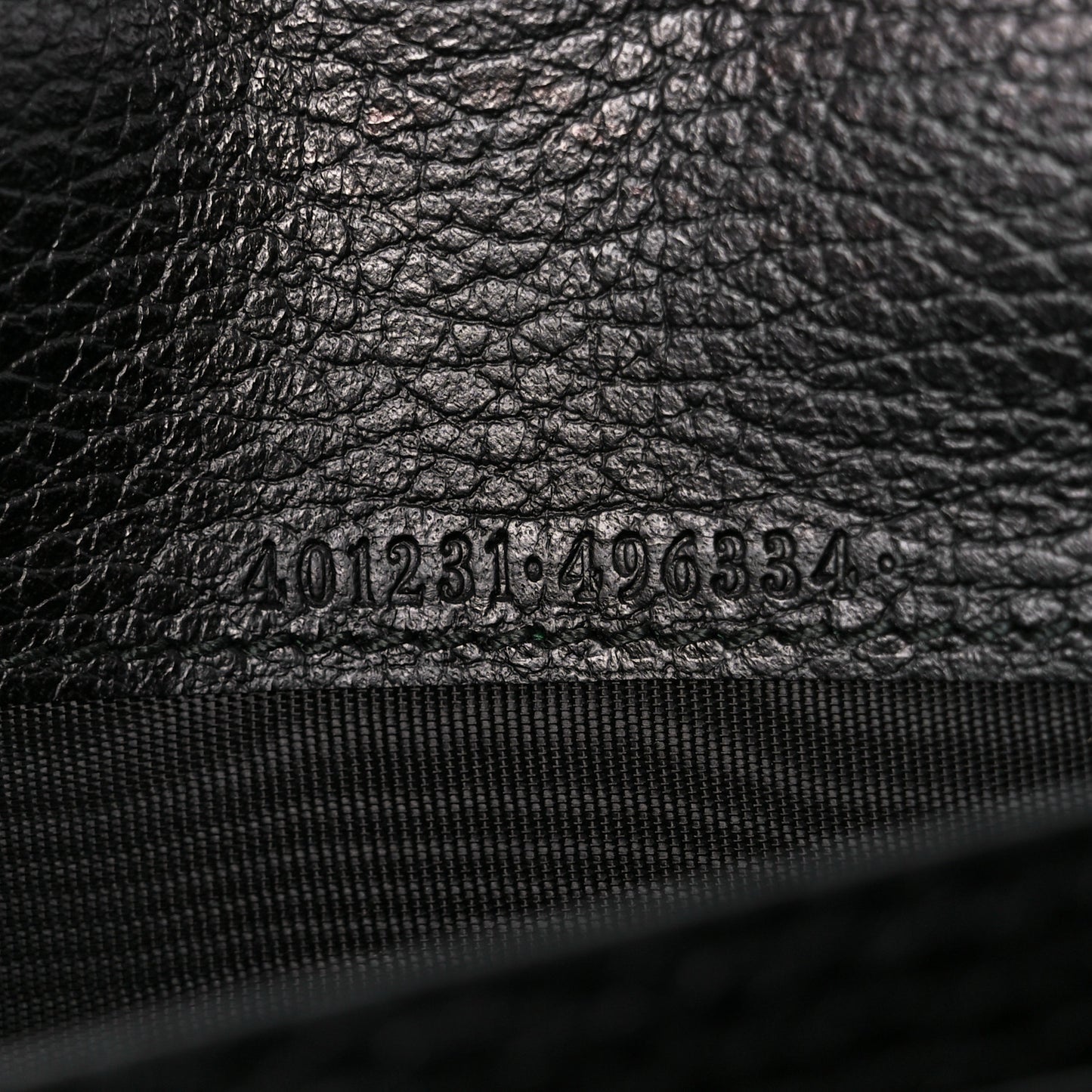 Calfskin Mini Dionysus Chain Wallet Black