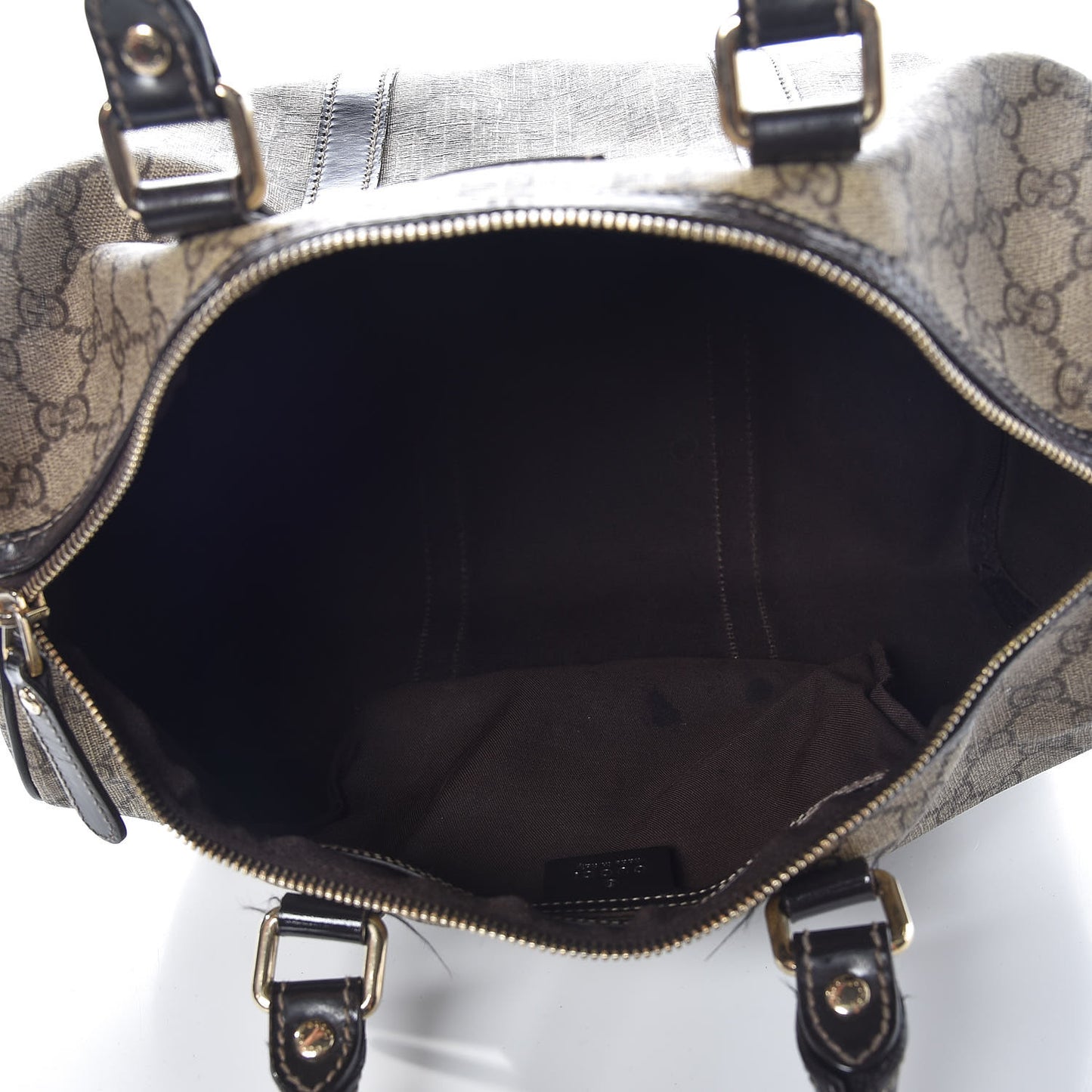 GG Plus Monogram Medium Joy Boston Dark Brown