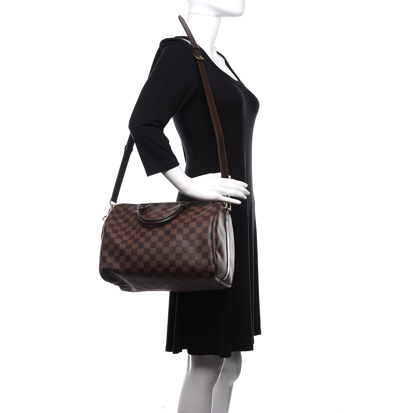 Damier Ebene Speedy Bandouliere 30