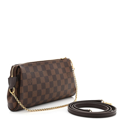 Louis Vuitton Damier Ebene Eva Clutch 3 of 9