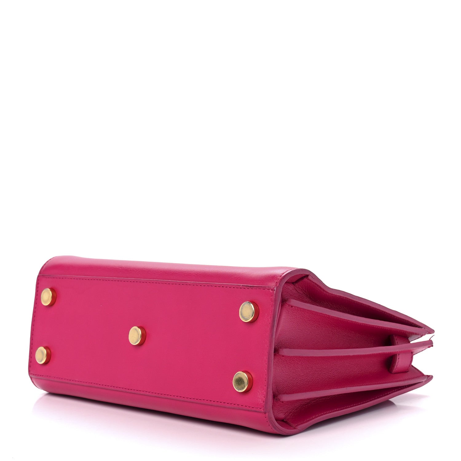 Saint Laurent Calfskin Nano Sac De Jour Bubblegum 10 of 17