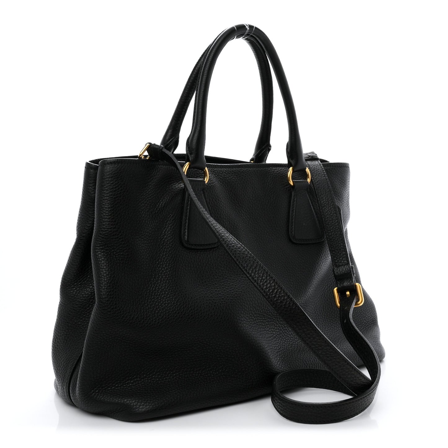 Vitello Daino Tote Black