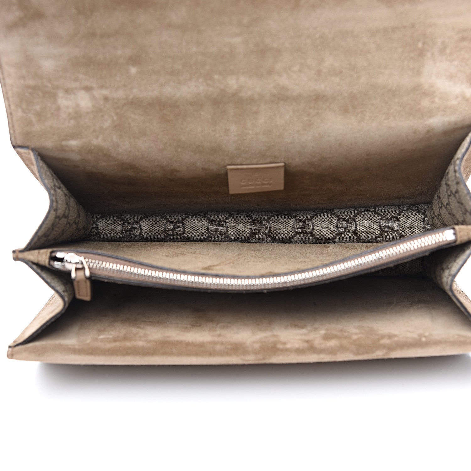 Gucci GG Supreme Monogram Small Dionysus Shoulder Bag Taupe 4 of 11