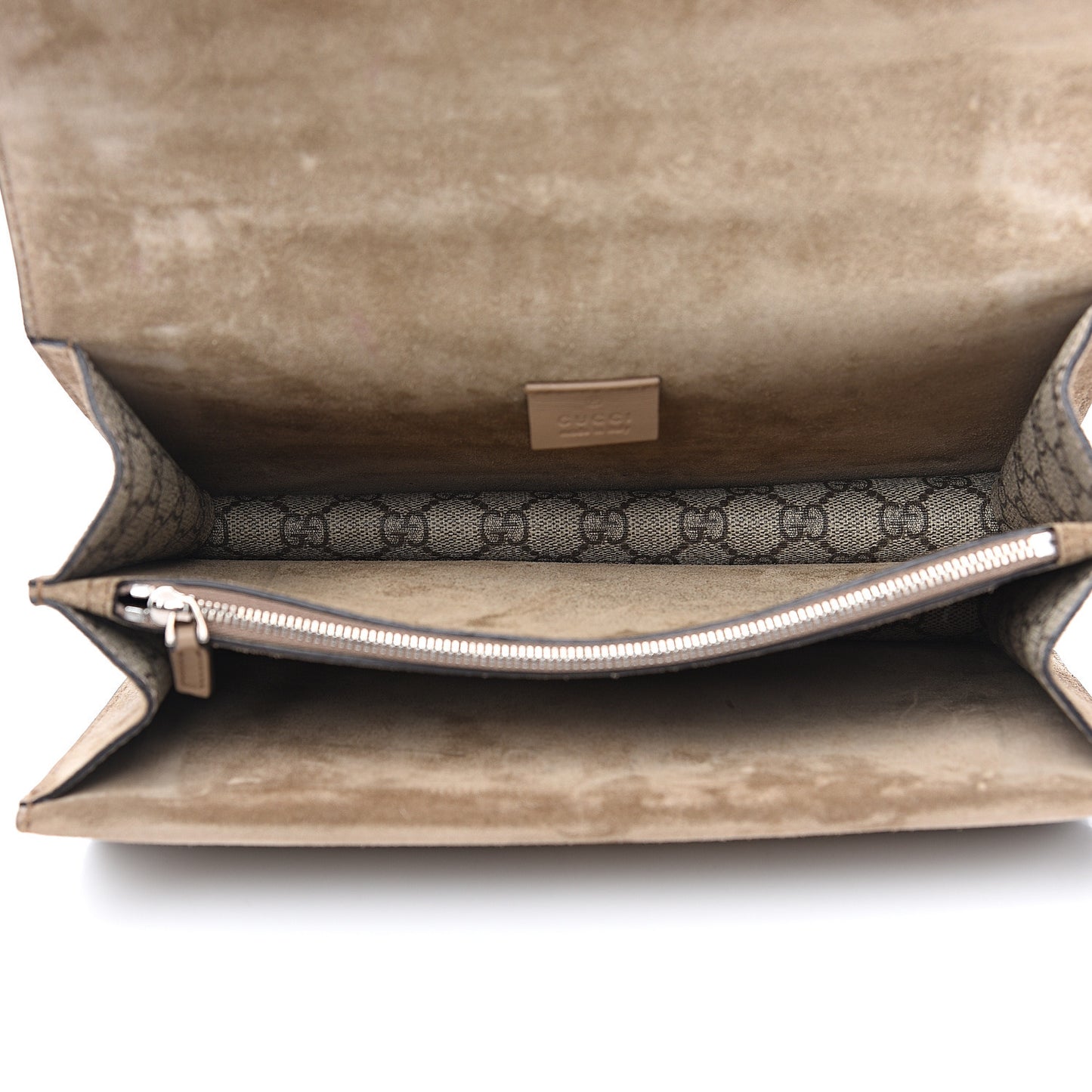 GG Supreme Monogram Small Dionysus Shoulder Bag Taupe