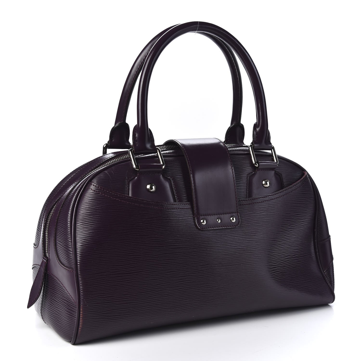 Louis Vuitton Epi Bowling Montaigne GM Cassis 2 of 11