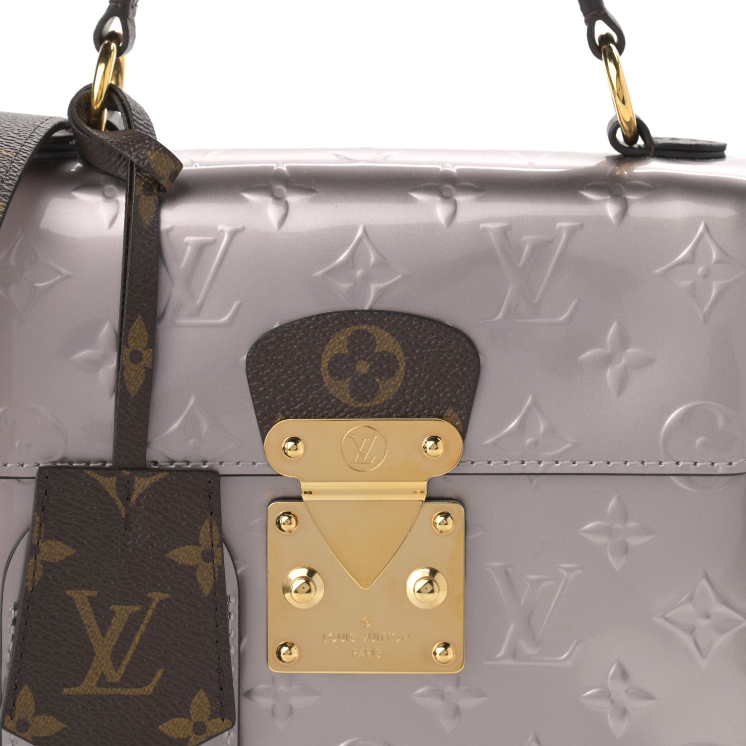 Louis Vuitton Vernis Epi Monogram Spring Street Champagne Metallise 8 of 10