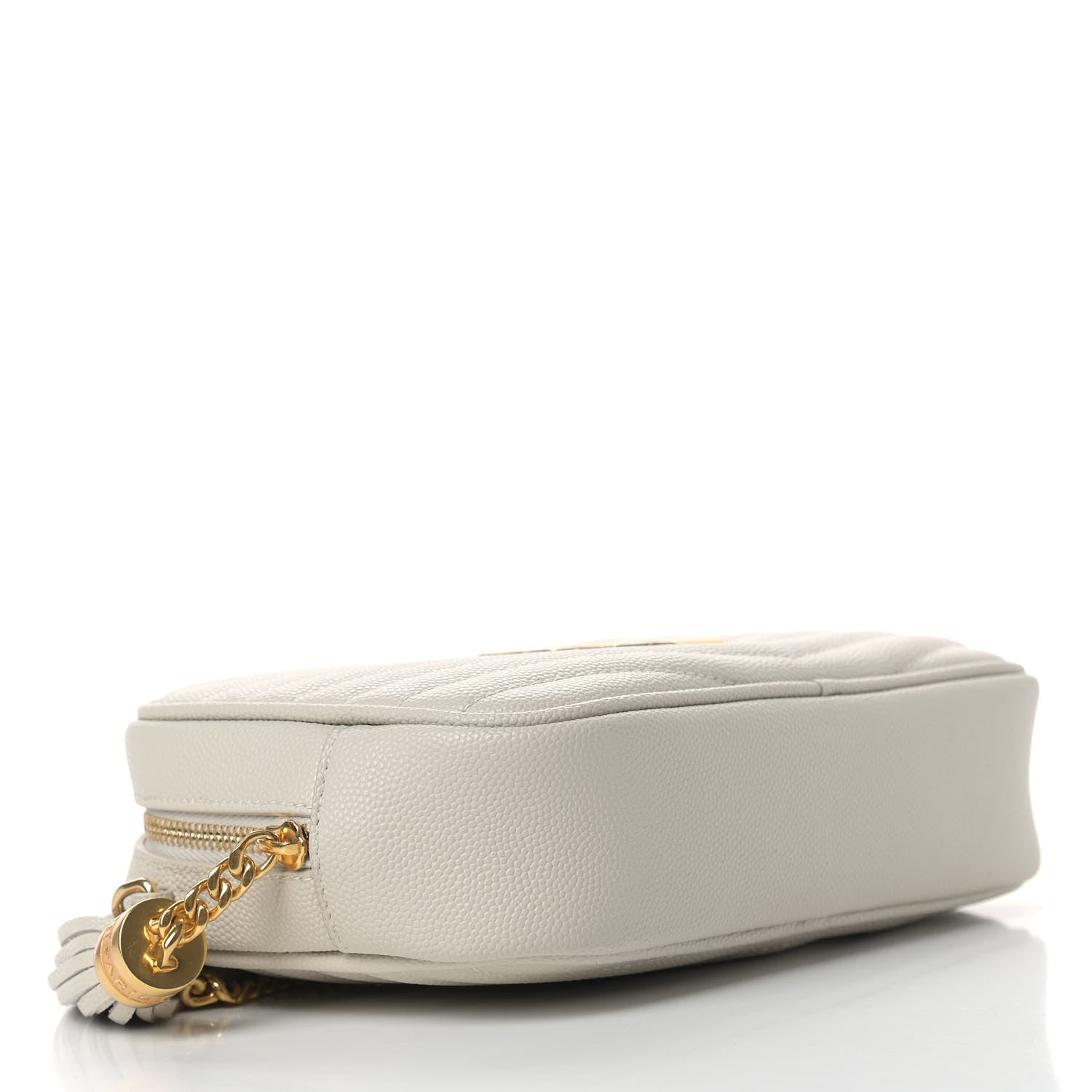 Saint Laurent Grain De Poudre Matelasse Monogram Mini Lou Camera Bag Crema Soft 4 of 9