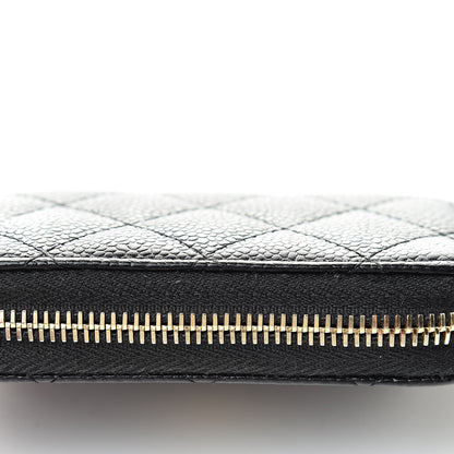 Chanel Caviar Quilted Zip Coin Purse Black 9 of 10